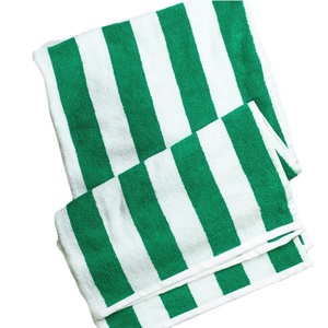 Toalla de playa y golf impresa con logotipo personalizado de nueva llegada teñida lisa con diseño turco - Product Image 5