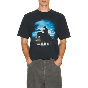 T-shirt décontracté à manches courtes pour homme 100 % coton et fibre de bambou, imprimé numérique, respirant, écologique, anti-rétrécissement, coupe classique - Product Image 2