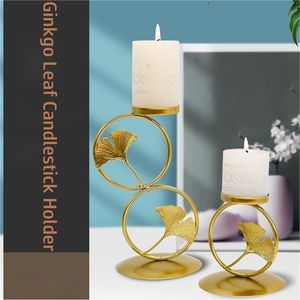 Handmade Eco-friendly Iron Leaf Design Round-Shaped Durable Portable Candle Holder Home Decoration Hollow <b>Ornament</b> - Product Image 5