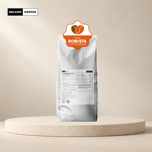 Milano Coffee Pure Robusta Coffee <b>Beans</b> 1kg Roasted Whole <b>Bean</b> <b>Bag</b> 100% Robusta - Product Image 1