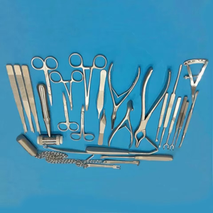 ชุดเครื่องมือผ่าตัดจมูกแบบพรีเมียม 25 ชิ้น ทำจากเหล็กกล้าไร้สนิมเกรดผ่าตัด ชุดอุปกรณ์ผ่าตัดจมูกขั้นสูง พร้อมชุดเครื่องมือตัดกระดูก - Product Image 5
