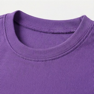 T-shirts courts personnalisés pour femmes, manches courtes, coupe classique, tissu satiné en polyester, haute qualité, élégant, mode boutique, fitness - Product Image 4