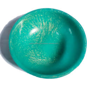 Juego de cuencos y cucharas de resina de remolino ahumado hecho a mano, elegante diseño jaspeado, vajilla desechable personalizada para cenar y regalar - Product Image 6