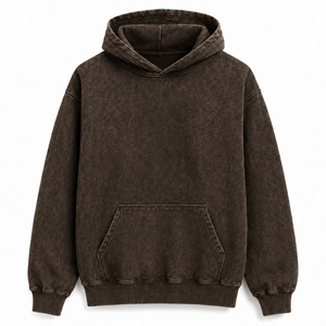 Sweat-shirt à capuche délavé à l'acide, coupe classique, unisexe, décontracté, 100% coton, imperméable, nouveau modèle, vêtements de rue pour hommes, saison hivernale - Product Image 4
