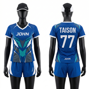 Tenue de course premium pour femme 150 GSM en micro-mesh respirant polyester, panneaux bleu-gris et turquoise, logo sublimé, uniforme de coureur - Product Image 1