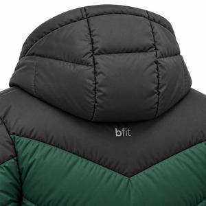 Chaqueta de Invierno Acolchada para Hombre, de Alta Calidad, Personalizable, con Bloques de Color, Resistente al Viento, Informal, con Cierre Completo y Relleno de Poliéster - Product Image 5