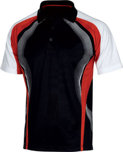 Chemises pour hommes personnalisées en tissu tricoté respirant à séchage rapide, brodées, rouges unies, à prix abordable, service OEM, style urbain - Product Image 5