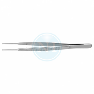 Pinzas de microanillos manuales Gerald de mango plano, 1 mm, con anillos de diamante, alta precisión, para cirugía general y tejidos delicados - Product Image 1