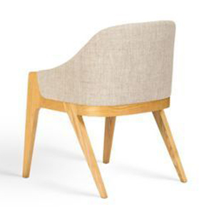 Fauteuil en tissu durable et écologique en bois de teck, style minimaliste moderne, design mi-siècle, haut de gamme, pour la maison, les mariages et les événements, vente en gros - Product Image 4