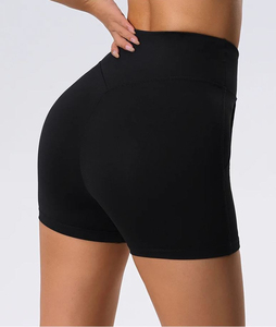 Shorts Deportivos para Mujer con Tecnología de Absorción de Sudor, Cintura en Forma de V, Hechos de Microfibra, Ideales para Escalar Escaleras - Product Image 1