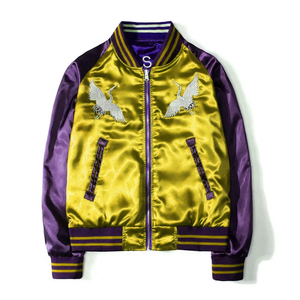 Custom Premium Quality Women's Solid <b>Suede</b> Bomber <b>Jacket</b> with Sheep Skin Embroidery Chains Breathable Eco-Friendly Autumn Winter - Product Image 5