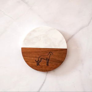 Factory Wholesale Marble & Acacia Wood <b>Coasters</b> Set Luxury Handmade <b>Drink</b> <b>Coasters</b>, Square & Round Coffee Tea Cup Mats, - Product Image 6