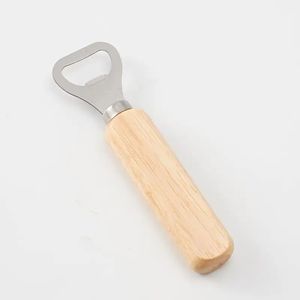 Sacacorchos de Acero Inoxidable Reforzado con Mango de Madera, Abridor de Botellas de Vino y Cerveza - Product Image 2