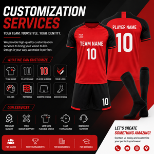 Custom Football Team Uniform Soccer Jersey Shorts and <b>Socks</b> Set Breathable Quick Dry Match Training Kit Manufacturer - Product Image 3