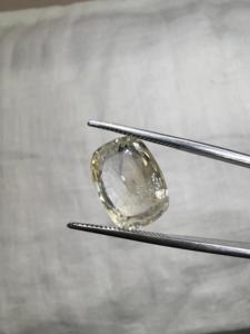 Zafiro Amarillo Natural de 7.32 Ct, Corte Cojín, Gema Suelta de Ceilán, Sri Lanka, Piedra Preciosa para Anillos, Colgantes y Joyería - Product Image 1
