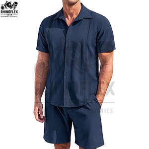 Wholesale Summer Men Casual Shorts <b>Sets</b> High Quality Sleeve T Shirt Shorts Solid <b>Set</b> Men's Clothing Shorts <b>Sets</b> - Product Image 6