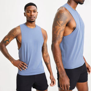 Fabricant OEM de vente en gros sur mesure, fournisseur de débardeurs de sport pour hommes, tissu performant 160 GSM, production en vrac - Product Image 1