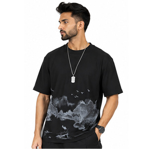 T-shirts en coton pour hommes, doux, légers, confortables, à manches courtes, logo personnalisé, fabricant de vêtements en gros, t-shirts personnalisés de qualité supérieure - Product Image 4