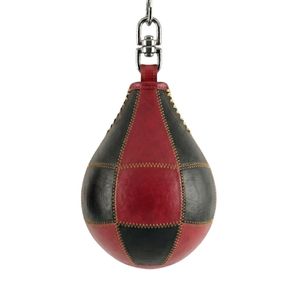 Balón de Boxeo de Cuero de Doble Tono Premium, Resistente, Colgante, para Entrenamiento de Precisión y Reflejos - Product Image 3