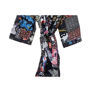 Indio hecho a mano vintage algodón patchwork kantha kimono bata mujer prendas de vestir ropa de dormir ropa de casa algodón suave ajuste cómodo - Product Image 5