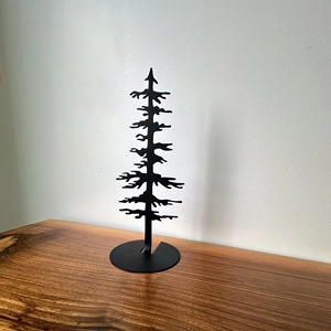 Black Metal Christmas <b>Tree</b> Table Object for Home Decor Shelf Display and Kids Room Decoration Purpose Handcrafted From India - Product Image 6