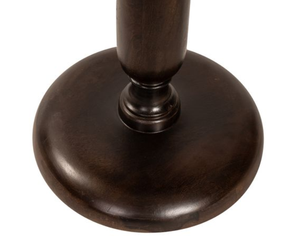 Brown Wooden Side <b>Table</b> Square Accent <b>Table</b> Metal Top End <b>Table</b> Sofa Bedside <b>Table</b> for Living Room - Product Image 6
