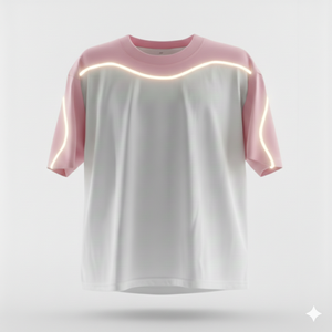 T-shirt tendance style urbain, t-shirt oversize de qualité supérieure, t-shirt en coton à séchage rapide, élégant - Product Image 3