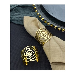 Anneau de serviette en métal de luxe avec finition polie pour une expérience culinaire haut de gamme - Product Image 4