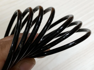 Bracelets en corne de buffle naturelle, bracelets manchette en corne, artisanat naturel noir et marron pour filles, mode, par Perfect Enterprises - Product Image 4