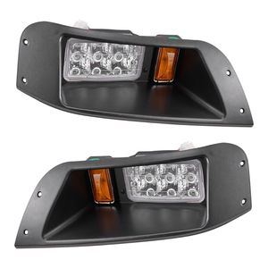 Kit Luci LED 12V ad Alta Luminosità per Golf Cart, Include Faro Anteriore, Fanale Posteriore, Cablaggio, Interruttore, Alloggiamento in ABS, Kit di Retrofit Zip - Product Image 3