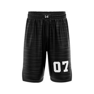 Shorts de basket-ball unisexes de haute qualité, imprimés sur mesure avec les logos de l'équipe, grandes tailles, respirants, séchage rapide, 100% polyester mesh - Product Image 3