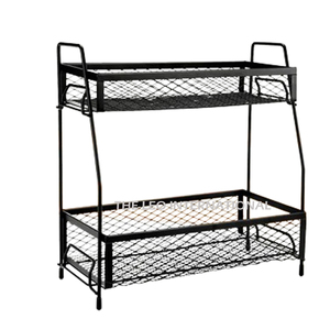 Estante de exhibición multifuncional en forma de jaula de pájaros de 4 niveles, estante de pie de Metal de hierro para la decoración de la oficina o la sala de estar - Product Image 3
