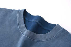 Camiseta Vintage Lavada de Corte Ajustado 100% Algodón con Lavado Ácido, Estampado Streetwear, Ecológica, Transpirable, Personalizable Frontalmente, de Gramaje Pesado - Product Image 5