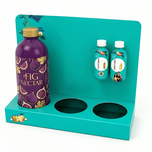 Promotional PVC Beverage Display <b>Rack</b> Custom Marketing Stand for Retail Branding and Product Presentation - Product Image 2