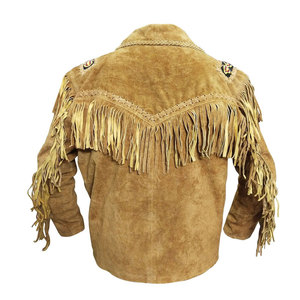 Modern <b>Suede</b> Leather <b>Jacket</b> for Men with Custom Branding and Logo Design High Street Genuine Leather <b>Jacket</b> - Product Image 3