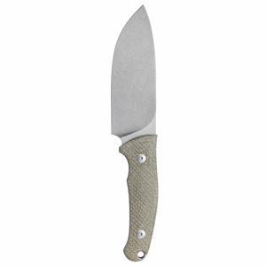 <b>Outdoor</b> Hunting Knives with Grey Textured Handle Stonewashed Broad <b>Steel</b> Blade for Camping Wilderness Exploration and Field - Product Image 5