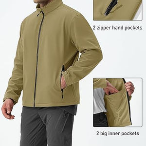 Chaqueta de Forro Polar para Hombre, con Cierre Completo, Cálida para Invierno, Forro Sherpa, Logotipo Personalizado, Resistente al Viento, Chaqueta al por Mayor OEM - Product Image 6