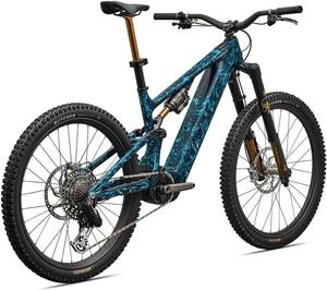 Bicicleta Eléctrica de Montaña de Fibra de Carbono 2026 G4 Astral Blue Dark Navy Chrome Strata con Suspensión Completa E-MTB 29er - Product Image 3