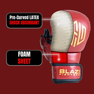 Guantes de MMA personalizados para Kickboxing y Artes Marciales, guantes de sparring de MMA de 7oz y guantes de entrenamiento para grappling, guantes de UFC y Muay Thai - Product Image 3