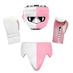 Ensembles de sparring de boxe personnalisés, kit de sparring de boxe en cuir professionnel de haute qualité, nouveau design, ensemble de sparring de boxe avec logo personnalisé - Product Image 4
