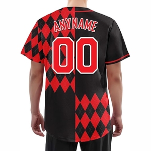 Maillot de baseball en sublimation couleur intégrale, uniforme d'équipe sportive avec construction en tissu léger - Product Image 2