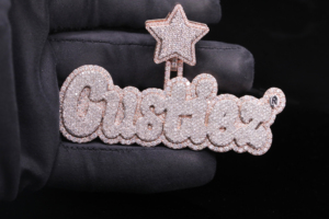 Colgante de Dados de Acero Inoxidable con Diamantes CZ Personalizados Estilo Hip Hop - Product Image 5