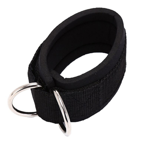 Weight Lifting Training Ankle <b>Strap</b> with Non-Slip Closure Custom Adjustable Neoprene Spandex Durable Breathable Padded Gym - Product Image 6