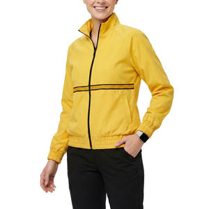 Chaquetas Quirúrgicas Personalizadas al por Mayor, Ropa Exterior Médica con Cierre Frontal, Cuello Alto, Puños Elásticos, Ropa de Trabajo Deportiva para Enfermeras - Product Image 1
