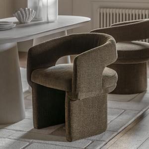 Chaise de salle à manger rembourrée moderne, fauteuil en tissu, chaise d'appoint pour salle à manger, restaurant, hôtel - Product Image 1