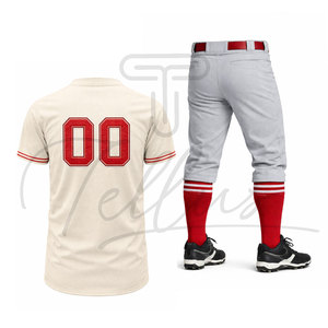 Dernier Maillot de Baseball Personnalisable à Manches Courtes, Uniformes de Sport Cousus, Vêtements de Sport Respirants pour Adultes, Maillot de Baseball Personnalisé - Product Image 5