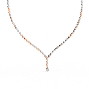 Collar de Oro Blanco de 18K con Diamante Cultivado en Laboratorio, Colgante en Forma de Pera, Joyería Clásica para Bodas y Uso Diario - Product Image 6