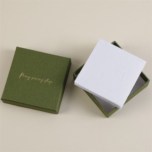 Caja de Joyería Fina con Logotipo Personalizado, Forro de Terciopelo y Cartón, Color Personalizado, Embalaje de Regalo Multitamaño para Almacenamiento de Joyas - Product Image 1