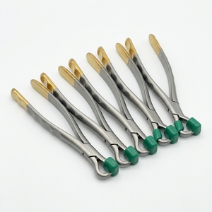Pince à molaire dentaire DETAIN IMPEX en acier inoxydable, manuelle, ergonomique, avec poignée verte, certifiée CE, instrument chirurgical de classe I - Product Image 3