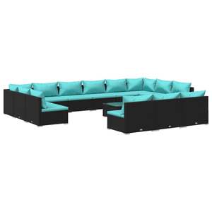 Conjunto de Muebles de Jardín en Negro y Azul Agua - Product Image 2